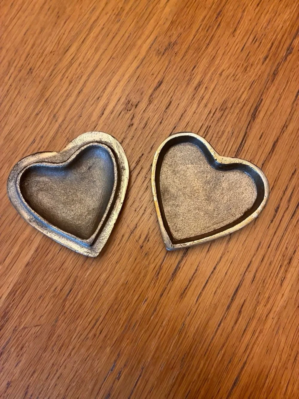 Heart Shaped Jewelry Dish — Black Metal Organizer